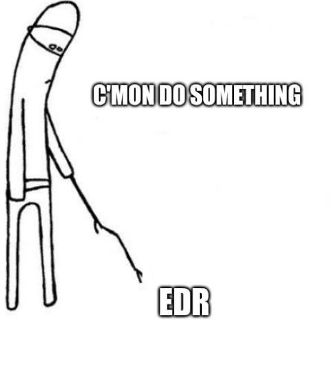 I am the captain now meme - EDR vs Dark